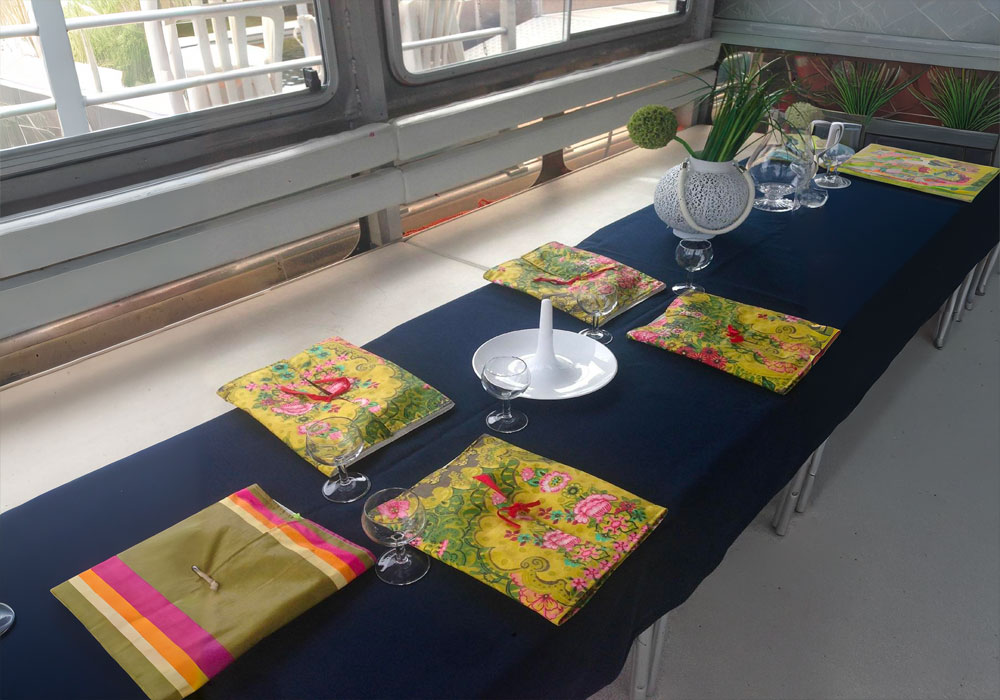 Repas à bord du Coche d'Eau sur la Marne